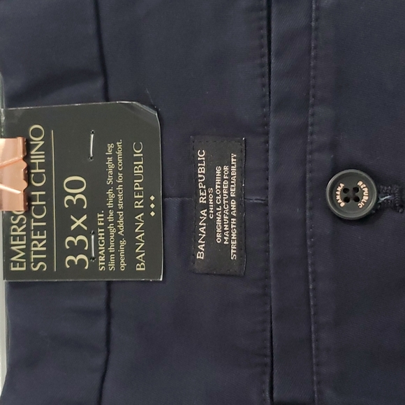 Emerson Stretch Chino Straight Fit Pants NWT - Picture 3 of 6